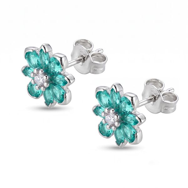 Náušnice Brosway Fancy Aqua Green FAG27