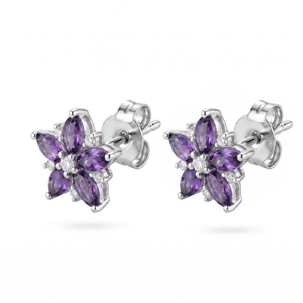 Náušnice Brosway Fancy Magic Purple FMP136