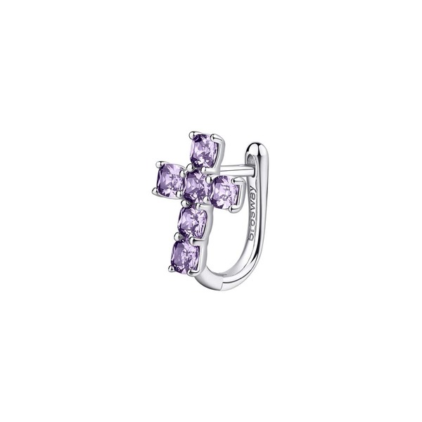 Single náušnice Brosway Fancy Magic Purple FMP21